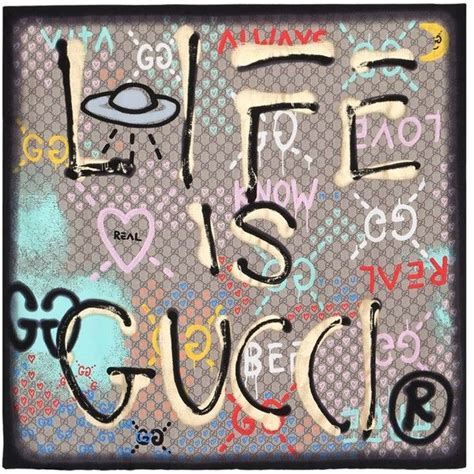 life is gucci print